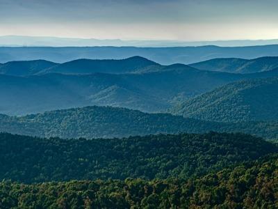 landscape view of Blue Ridge Mountains