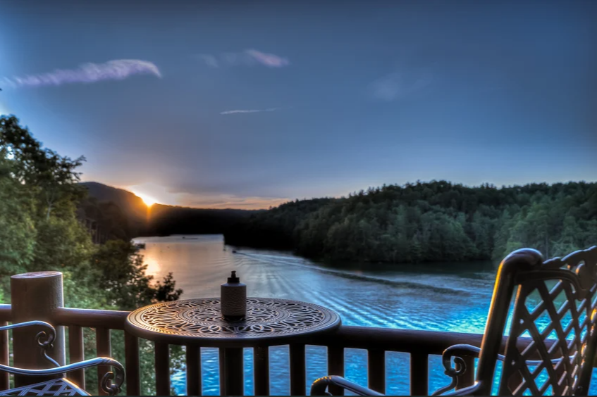 wooden cabin in nature