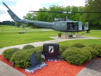 helicopter at Fannin County Veterans Memorial Park