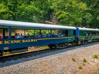 Blue Ridge Mountain Railway tracks 